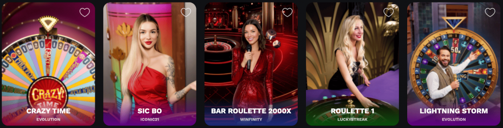 Casinò live con croupier dal vivo BetOnRed Casino