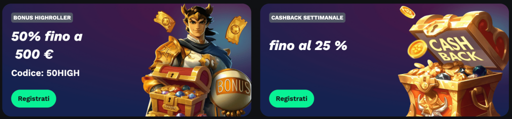 Sistema di bonus e promozioni BetOnRed Casino